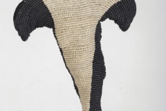 All sculptures are made of linen and wax linen, and are abstracted interpretations of the female figure and the title describes the emotional and physical characteristics of each piece.