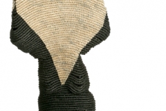 All sculptures are made of linen and wax linen, and are abstracted interpretations of the female figure and the title describes the emotional and physical characteristics of each piece.