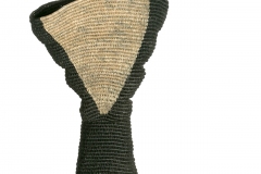 All sculptures are made of linen and wax linen, and are abstracted interpretations of the female figure and the title describes the emotional and physical characteristics of each piece.
