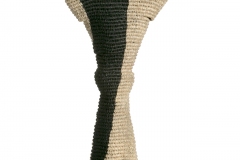 All sculptures are made of linen and wax linen, and are abstracted interpretations of the female figure and the title describes the emotional and physical characteristics of each piece.