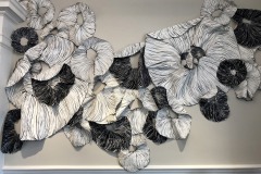 maggienowiLarge scale, site specific drawing installation. Large muscle-tissue like donut forms fold and flow over the walls. nski_14