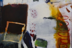 Colorful abstract with varying texture and linemaking directs the viewer around the composition.rrigan_04