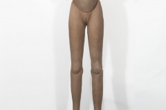 Tall female form, with bow on head and double hands reaching and receiving.