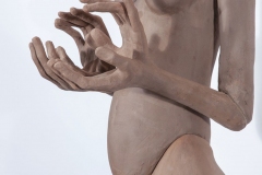 Close-up of reaching and receiving hands