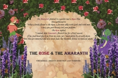 Symmetrical layout of The Rose and the Amaranth.