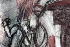 jordanhughes_06An action cartoony rat drawing with lots of gestural line making suggesting a lot of movement.