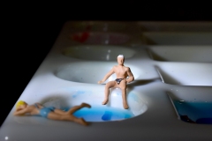 miniature at the pool.