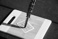 knife in card.