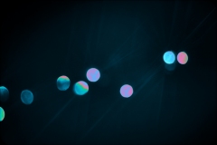 colored abstract orbs.