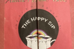 cover of book with The Happy Sip logo.