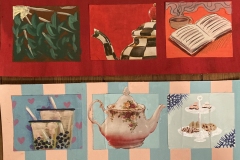 Mood boards depicting two different audiences for The Happy Sip Tea Company.