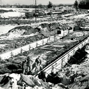 Campus Construction Photo, 1971